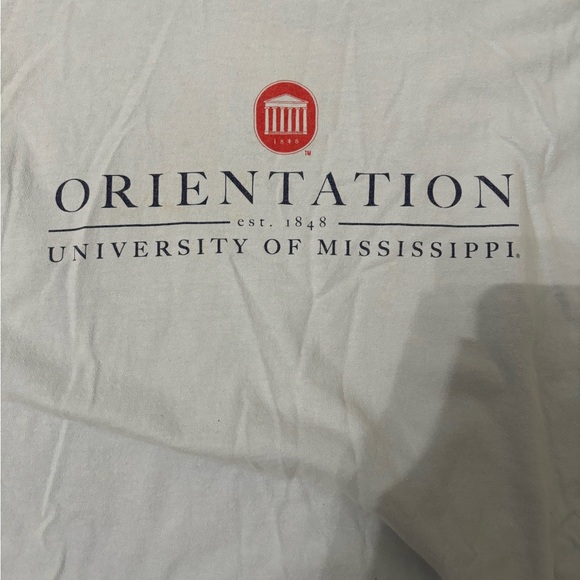 University of Mississippi Orientation Shirt Light Blue Size XL - Picture 3 of 5